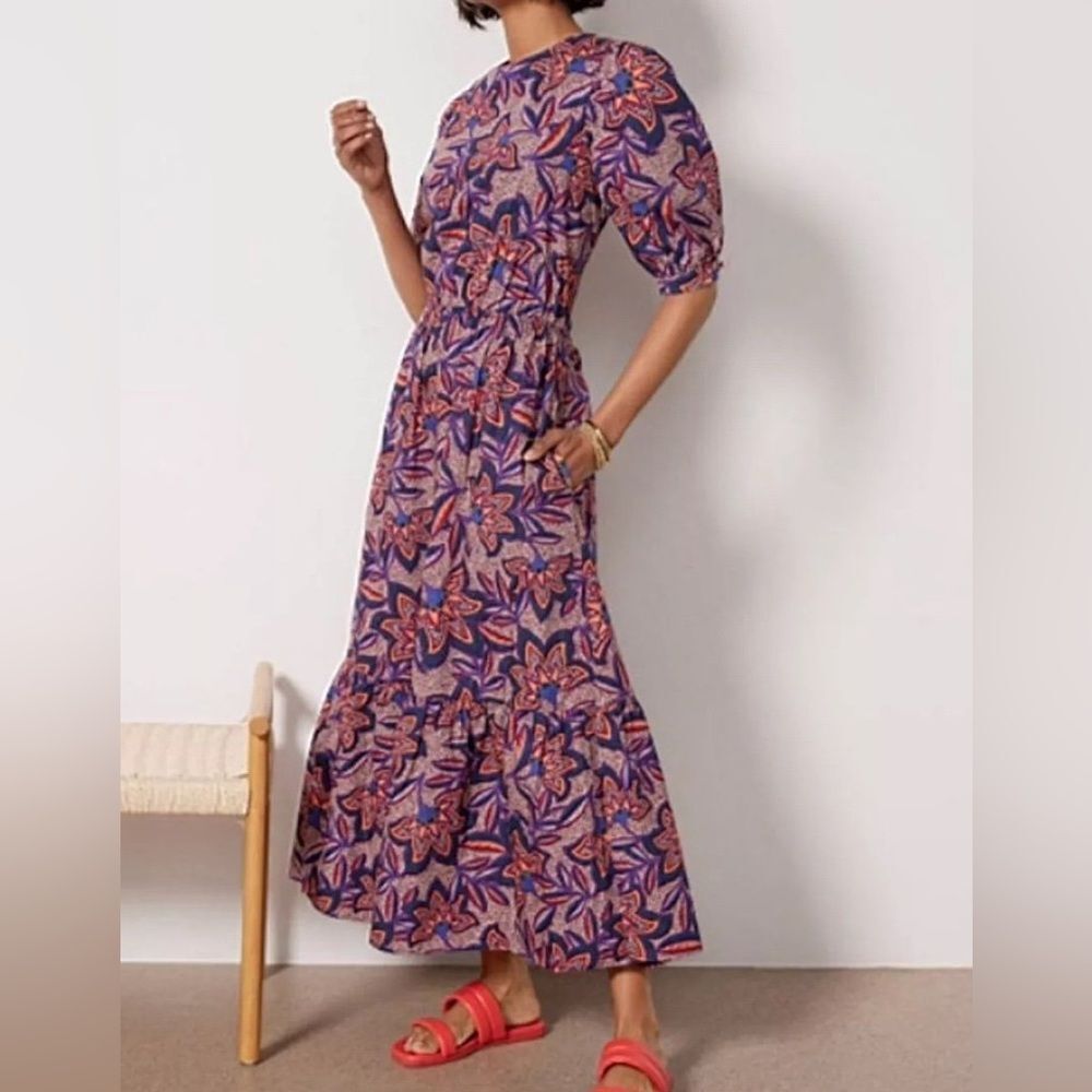 Evereve Vibrant Floral Midi Dress